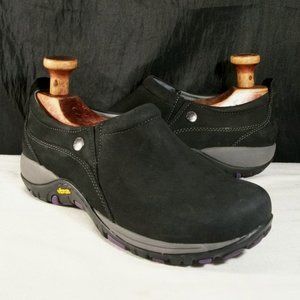 DANSKO PATTI BLACK MILLED NUBUCK WALKING COMFORT SNEAKERS 7M 37 4353100294